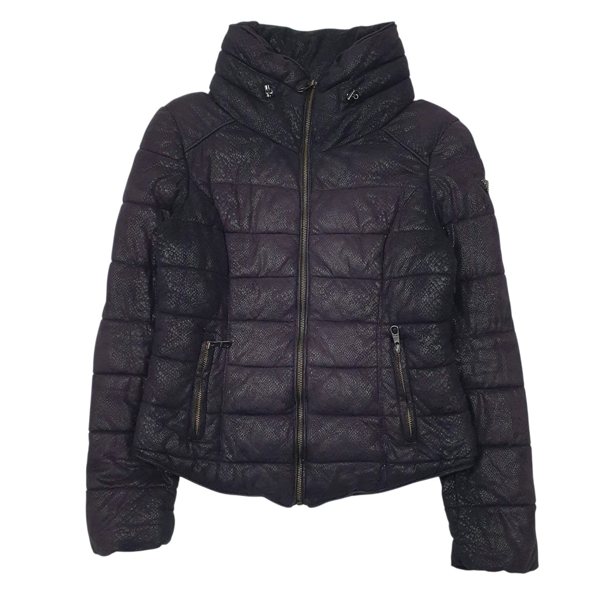 Womens Black Guess   Coat