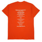 Mens Orange Gildan   T Shirt
