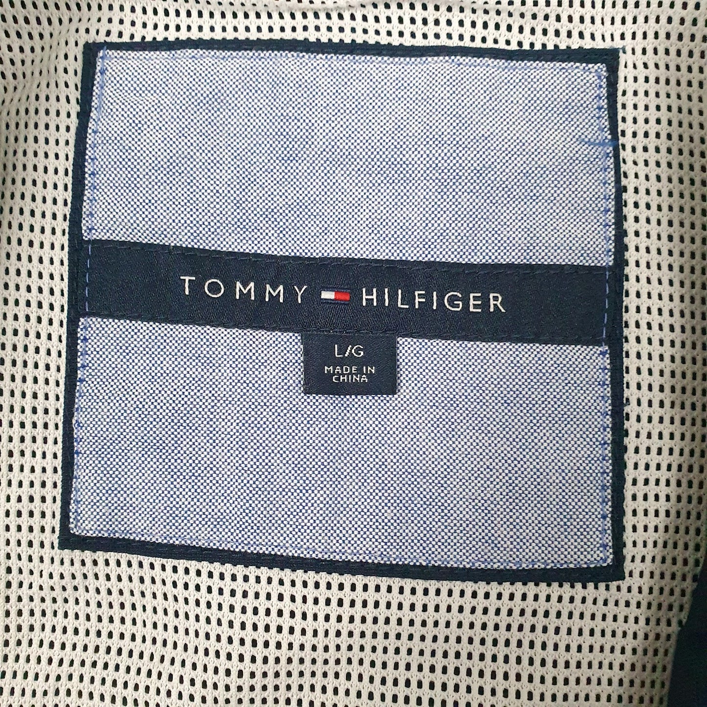 Mens White Tommy Hilfiger  Quarter Zip Coat