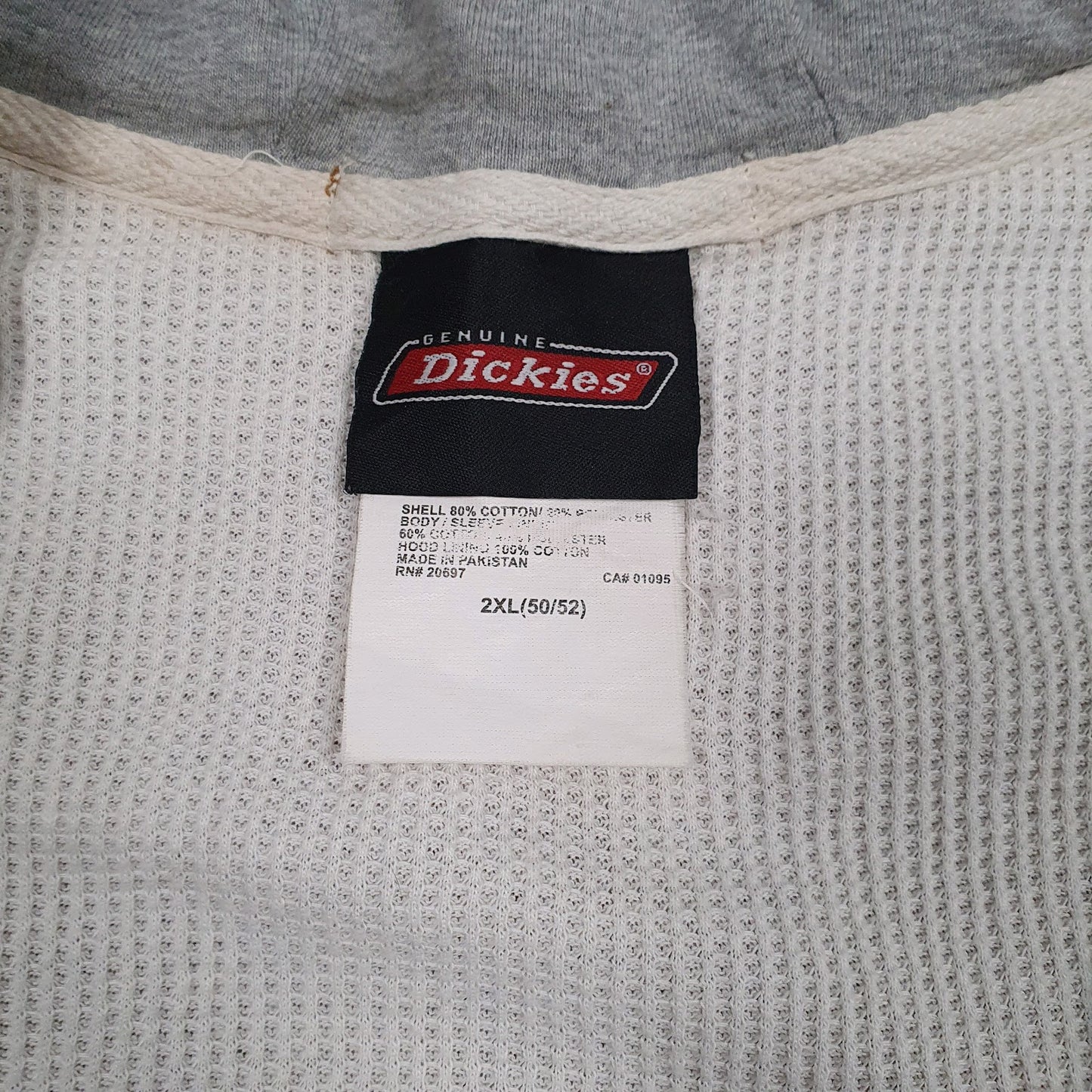 Mens Brown Dickies  Full Zip Jumper