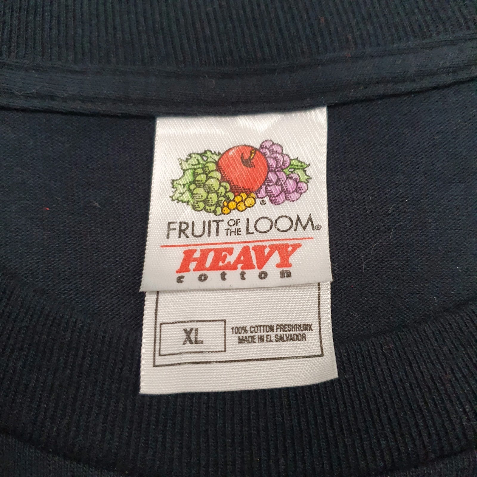 Mens Black Fruit Of The Loom Fat Cats  T Shirt