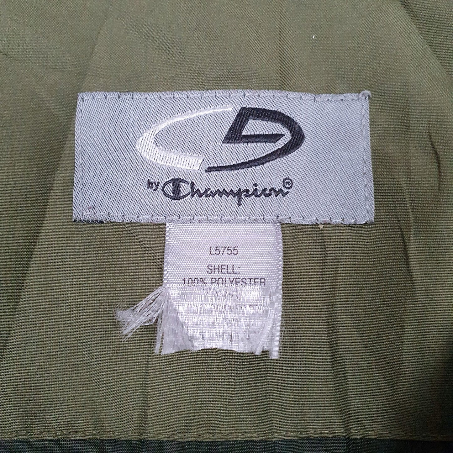 Mens Green Champion Venture Dry Windbreaker Crewneck Coat