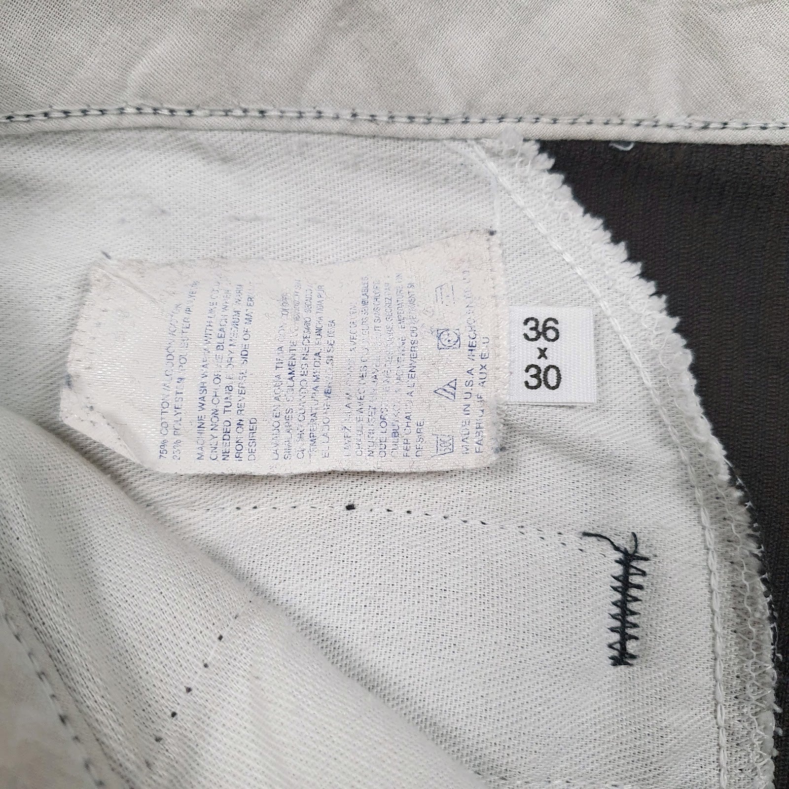 Mens Black Dickies Vintage 90s  Trousers