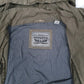 Mens Green Levis Military Lightweight  Coat