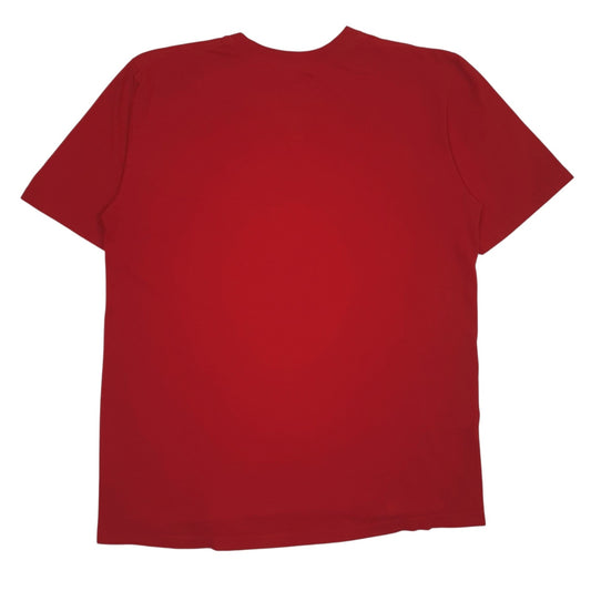 Mens Red Nike   T Shirt