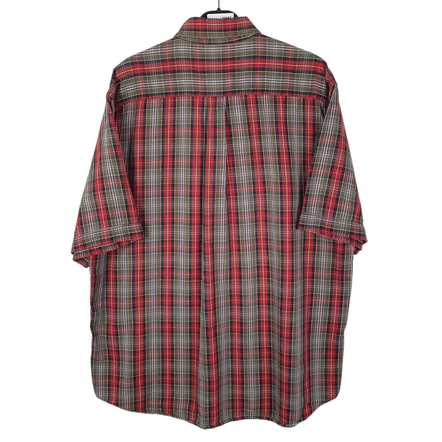 Mens Red L.L.Bean Flannel  Shirt