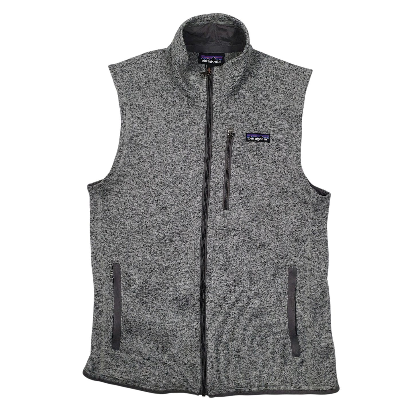 Mens Grey Patagonia Better Sweater Vest Gilet Jumper