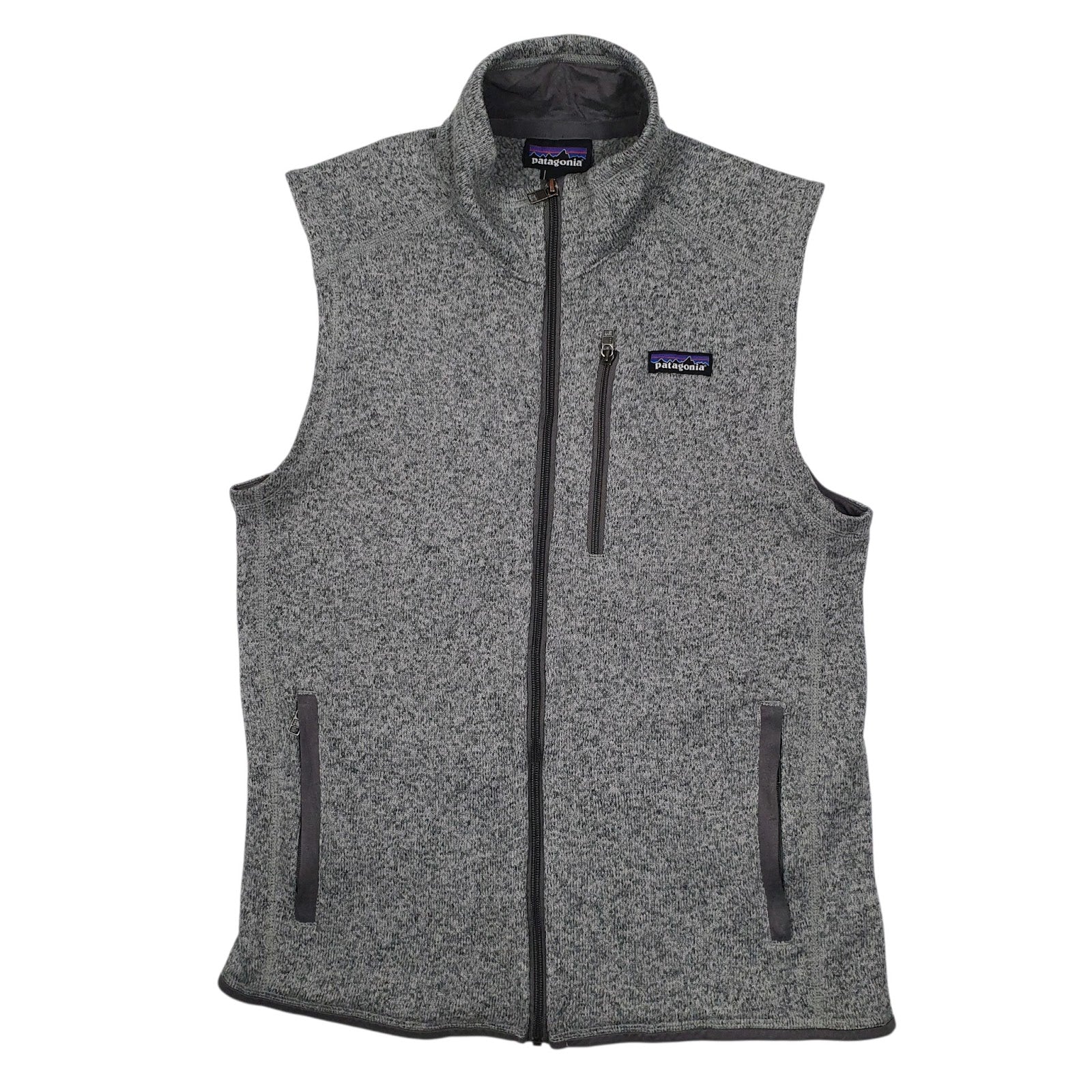 Mens Grey Patagonia Better Sweater Vest Gilet Jumper