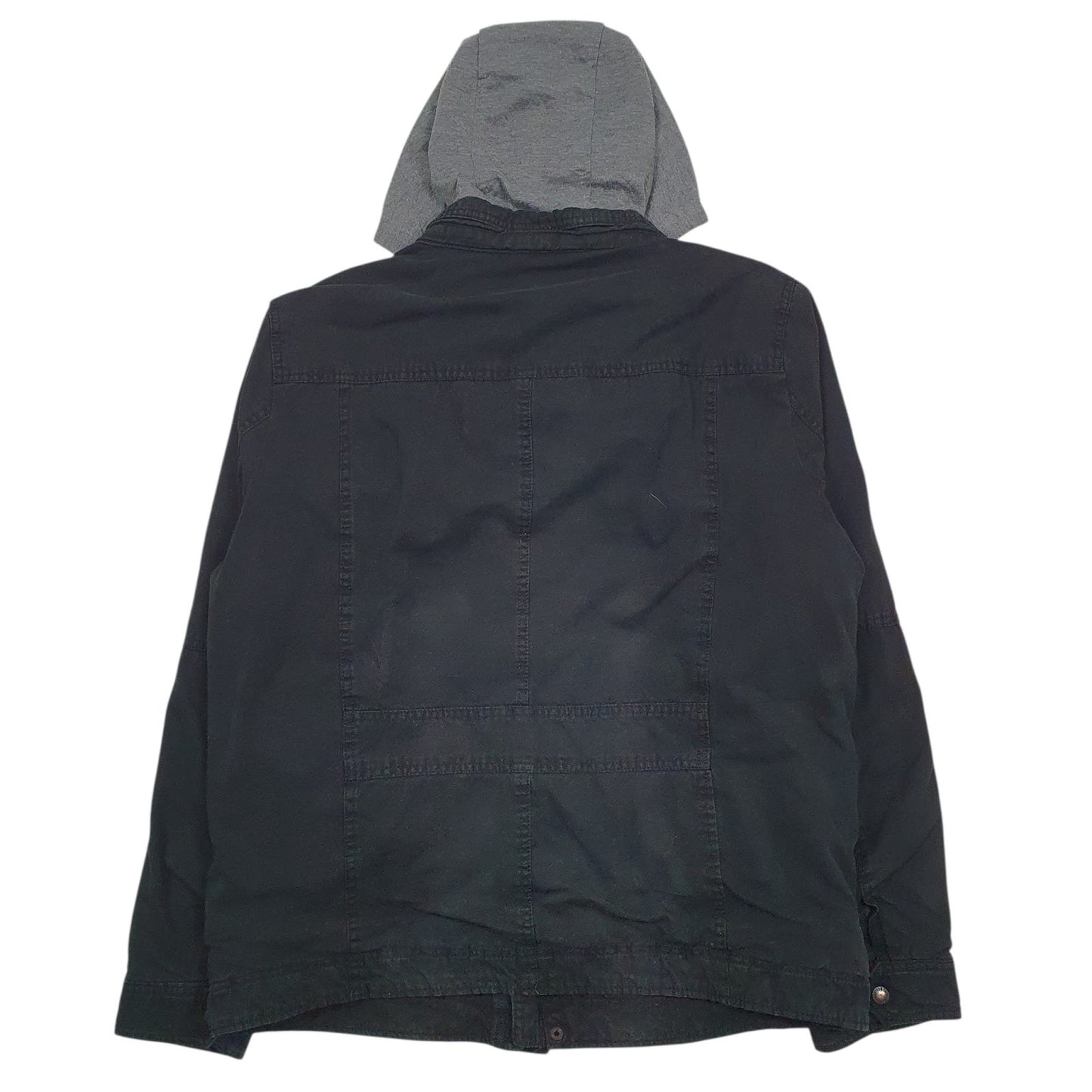 Mens Black Levis Sherpa Lined  Coat