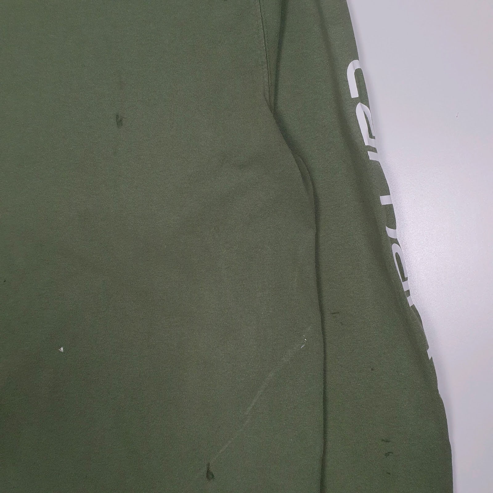 Mens Green Carhartt   T Shirt