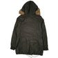 Mens Green Levis Sherpa Lined Hoodie Coat