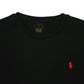 Mens Black Polo Ralph Lauren Custom Slim Fit  T Shirt