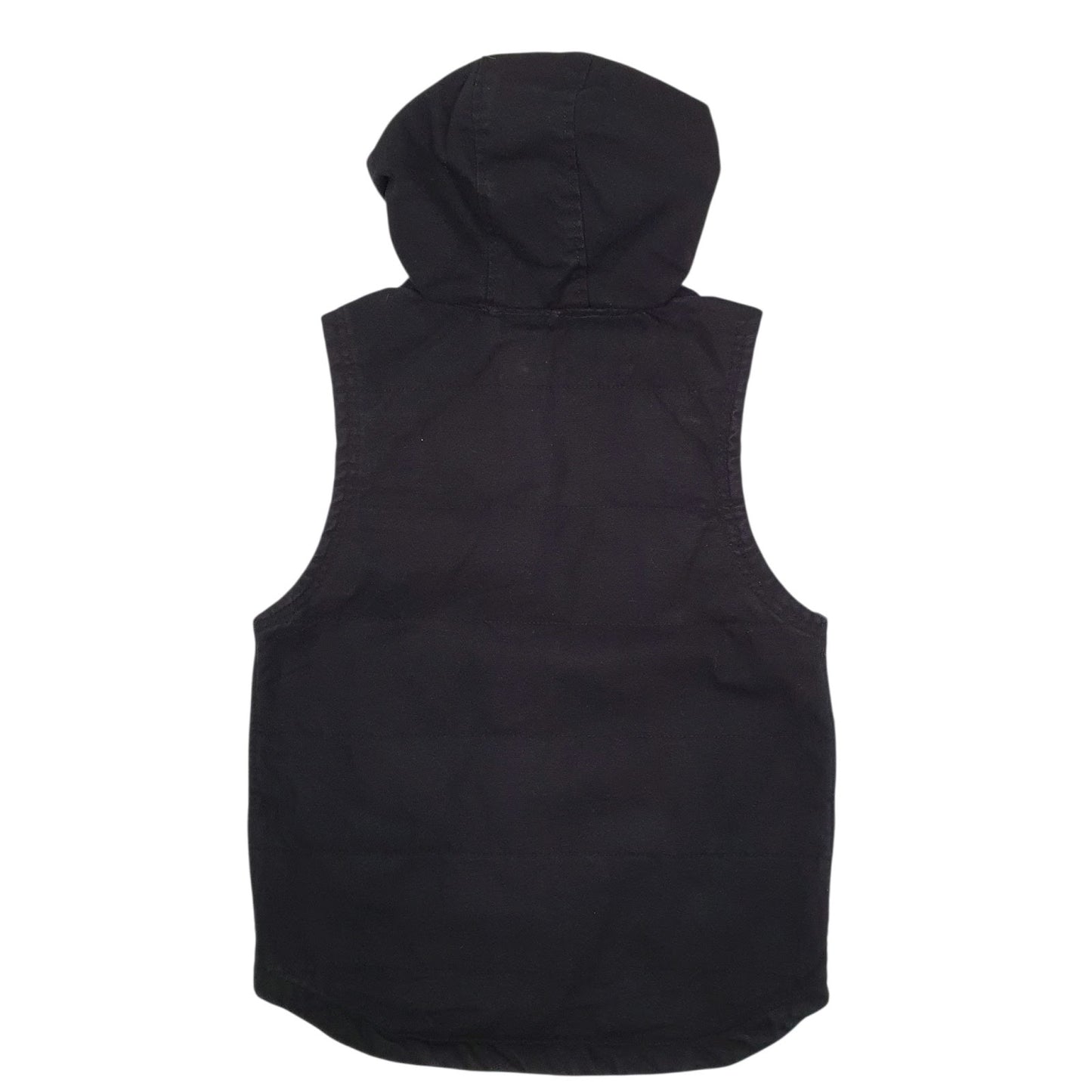 Mens Black Wrangler Vest Bodywarmer Hoodie Workwear  Coat