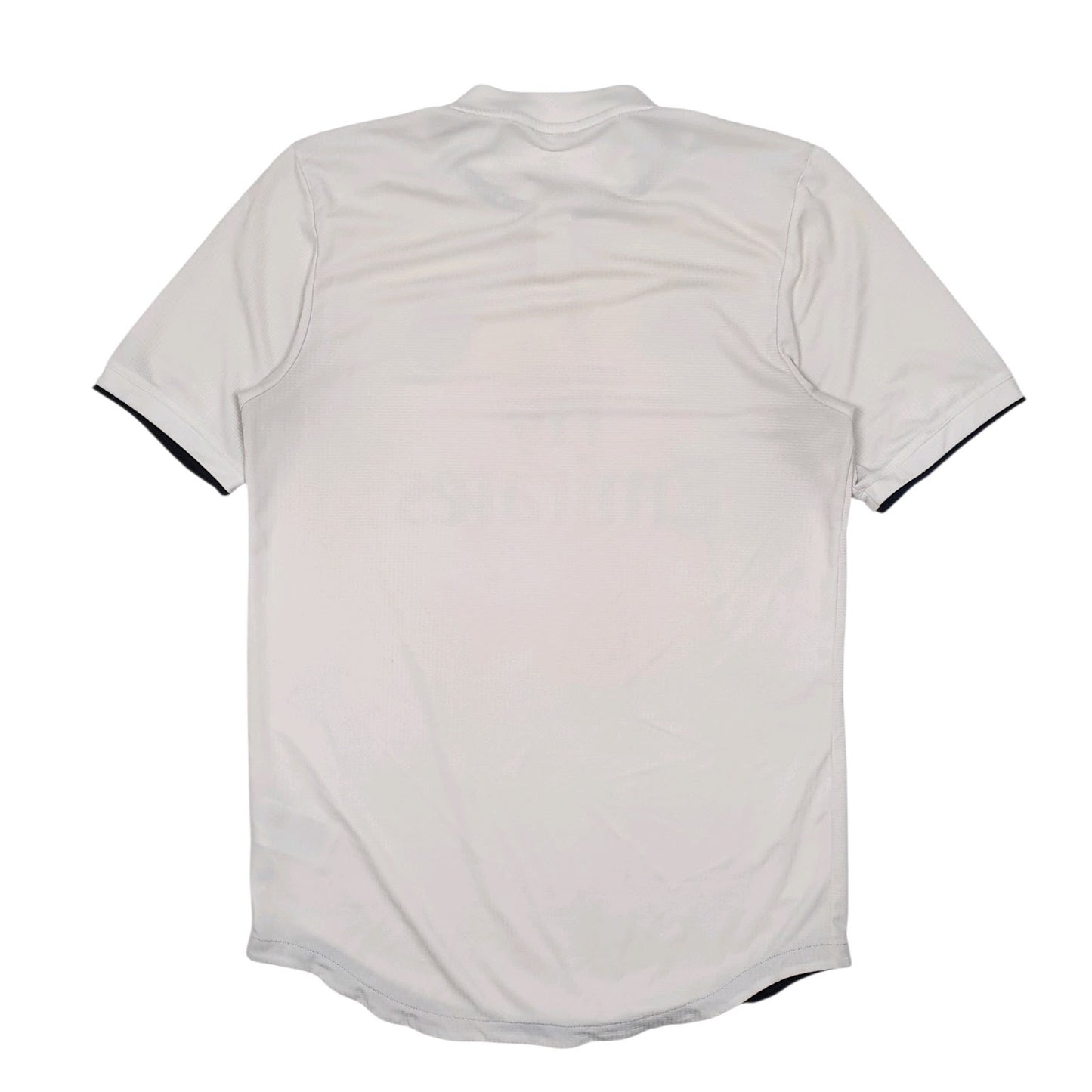 Mens White Adidas Real Madrid FC Football Jersey 2018-19  T Shirt