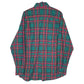 Mens Green Bailo Vintage 90s Flannel  Shirt