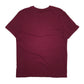 Mens Burgundy Adidas   T Shirt