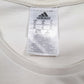 Mens White Adidas Spellout  T Shirt