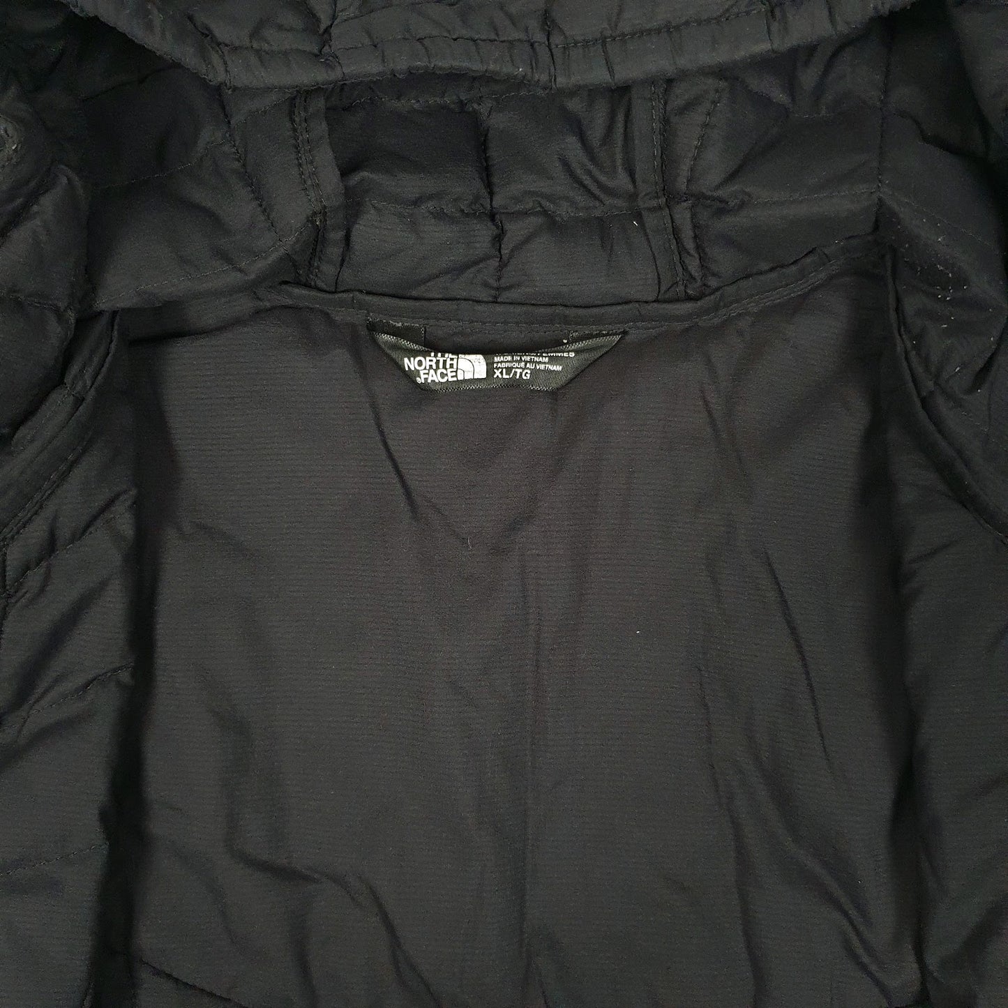 Womens Black The North Face Thermoball Longline Trench Crewneck Coat