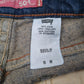 Womens Blue Levis 504  Shorts