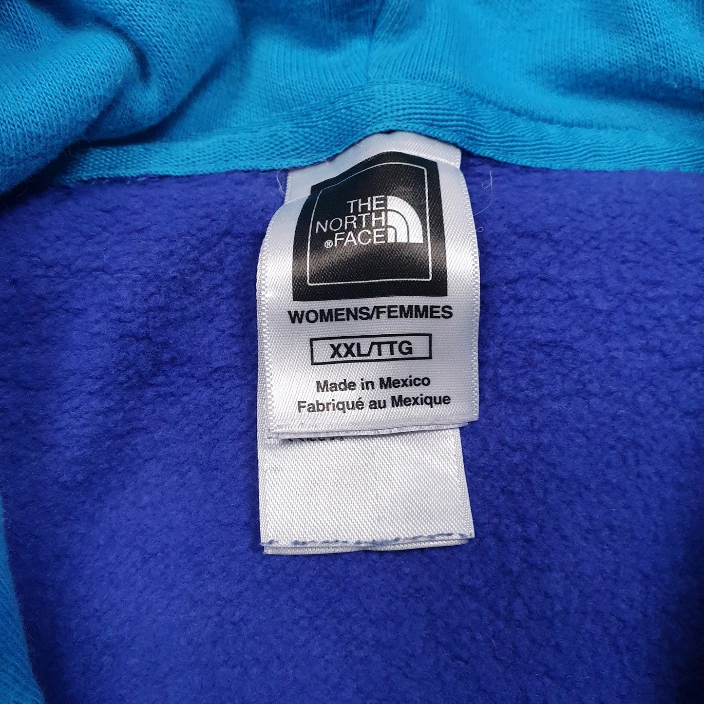 Mens Purple The North Face Spellout Hoodie Jumper