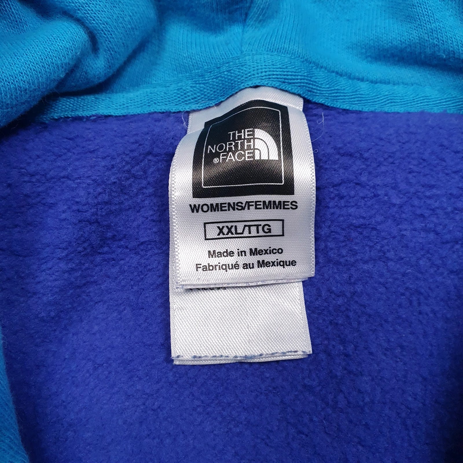Mens Purple The North Face Spellout Hoodie Jumper