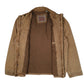 Mens Brown Levis Bomber Military Chore  Coat