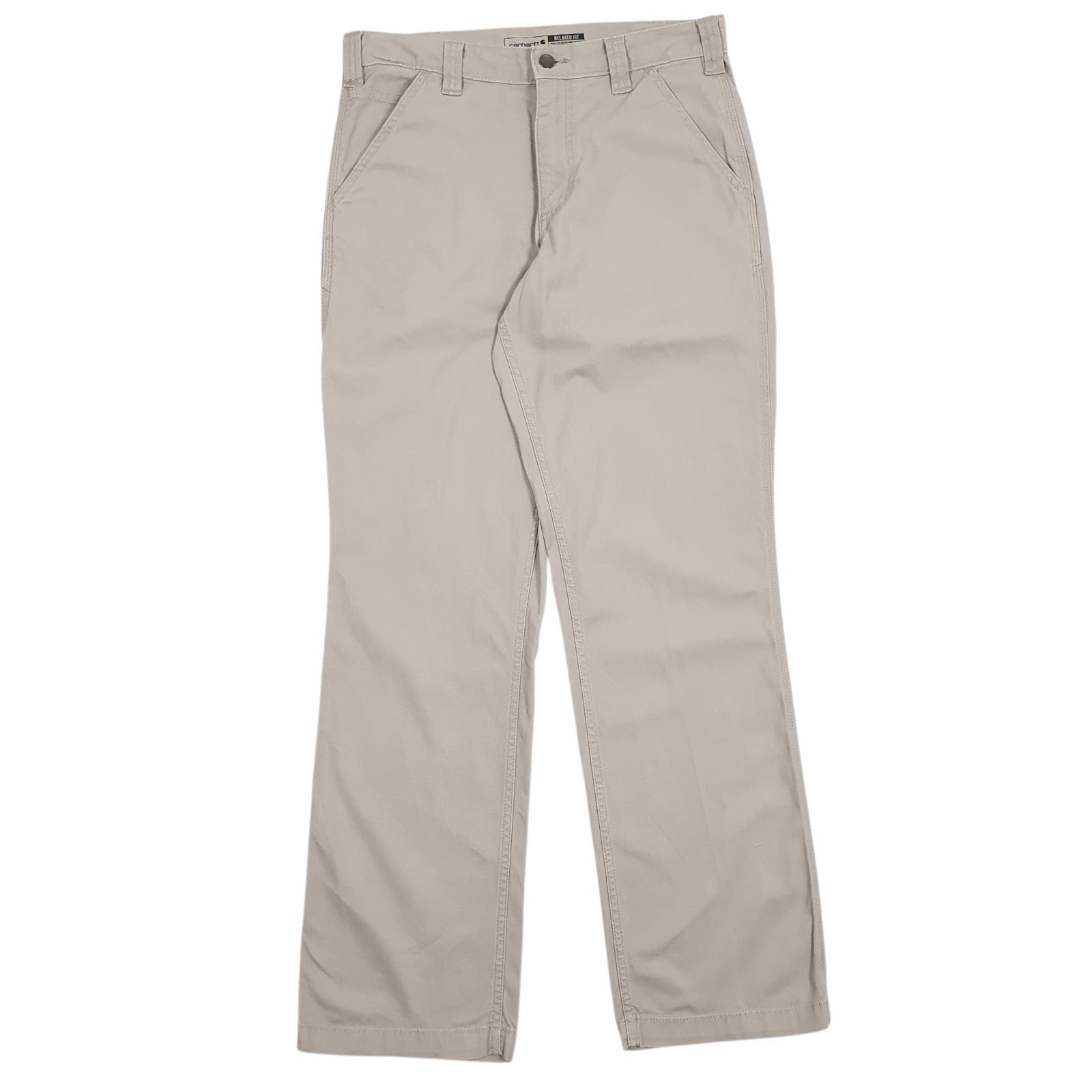 Mens Grey Carhartt BN2291-M Carpenter Trousers