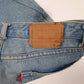 Mens Blue Levis Vintage 90s Cardigan Jeans