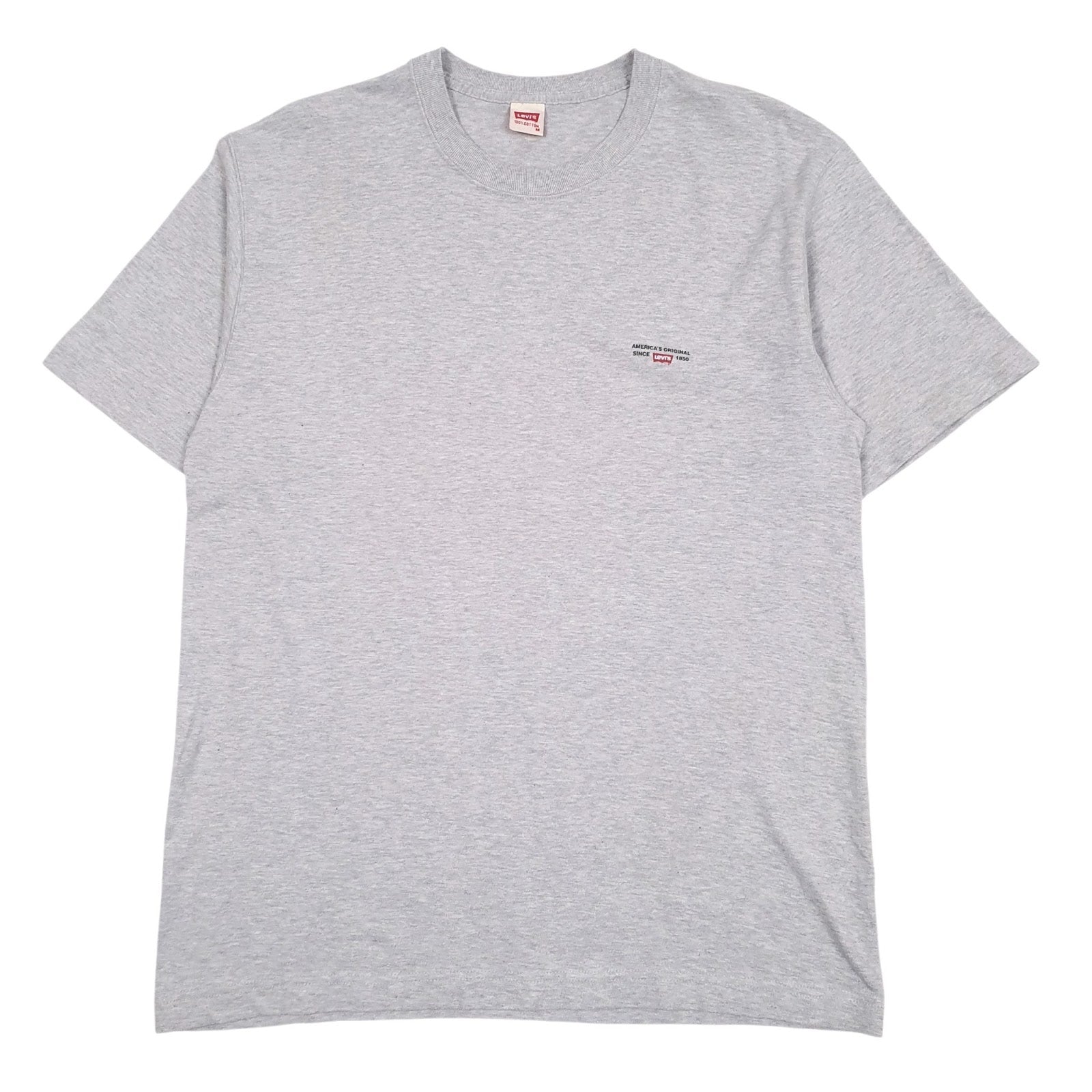 Mens Grey Levis  Short Sleeve T Shirt