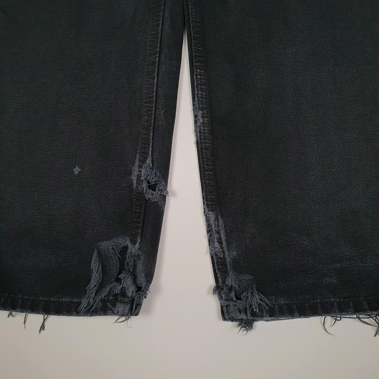 Mens Black Carhartt   Trousers