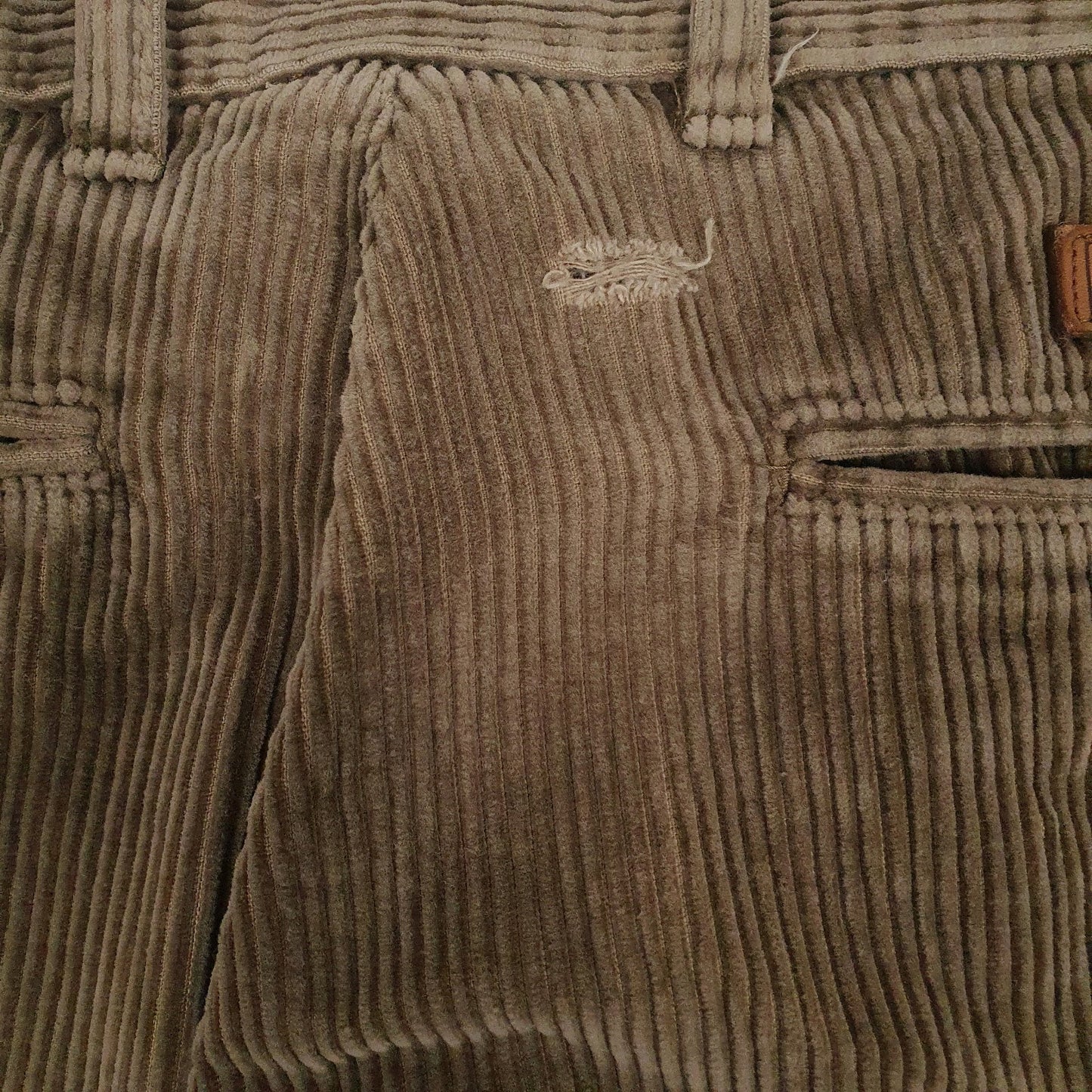 Mens Brown Ralph Lauren Pleated  Trousers