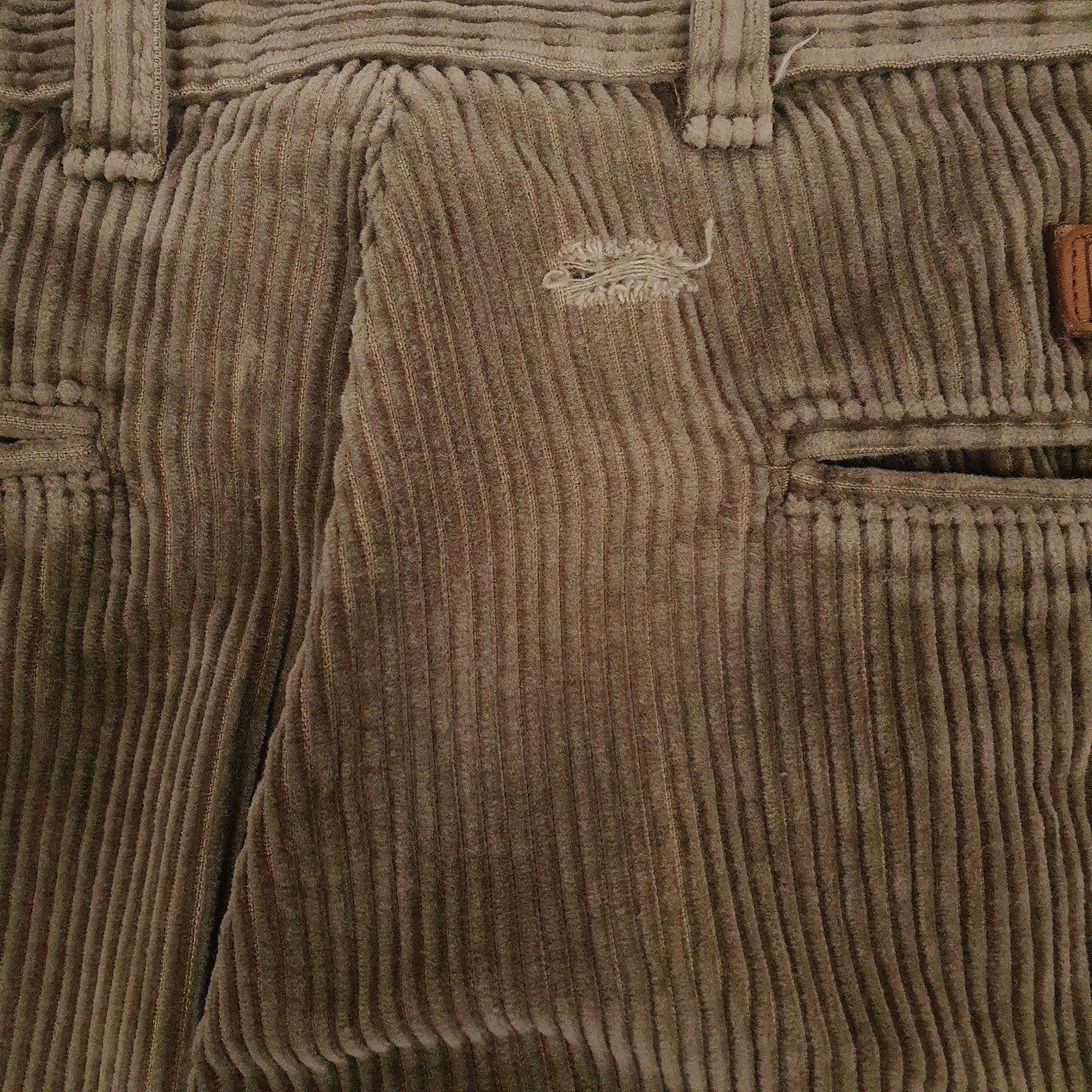 Mens Brown Ralph Lauren Pleated  Trousers