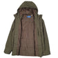 Mens Green Adidas Parka Sample Crewneck Coat