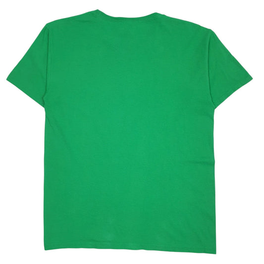 Mens Green Fruit Of The Loom   T Shirt