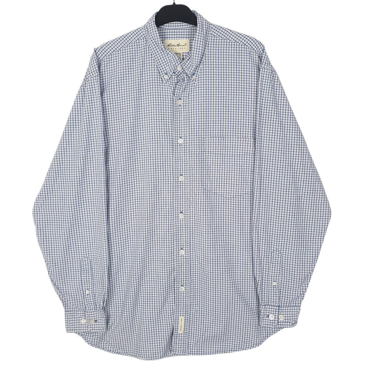 Mens Blue Eddie Bauer  Long Sleeve Shirt