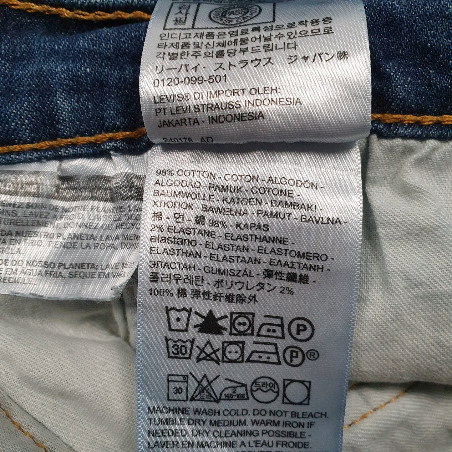 Mens Blue Levis   Jeans