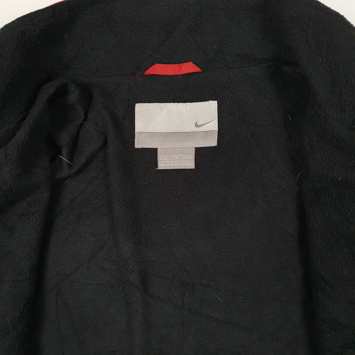 Mens Red Nike Vintage 00s Windbreaker  Coat
