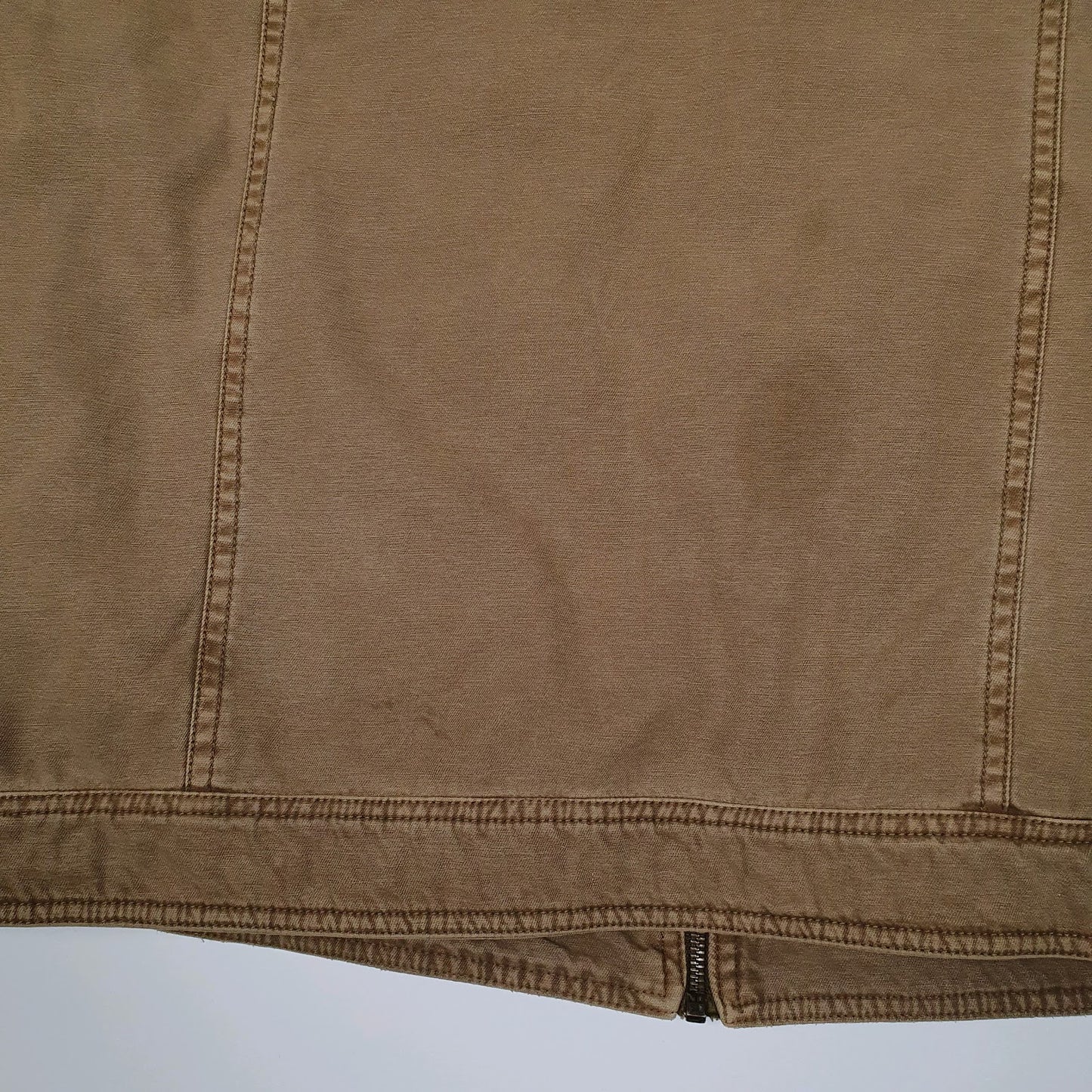 Mens Brown Levis Type 3 Canvas Bomber Windbreaker  Coat