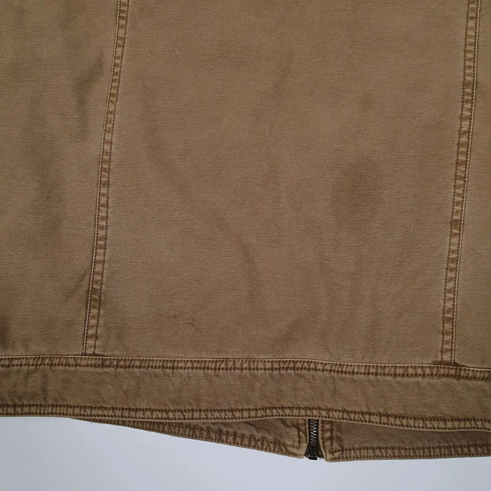 Mens Brown Levis Type 3 Canvas Bomber Windbreaker  Coat