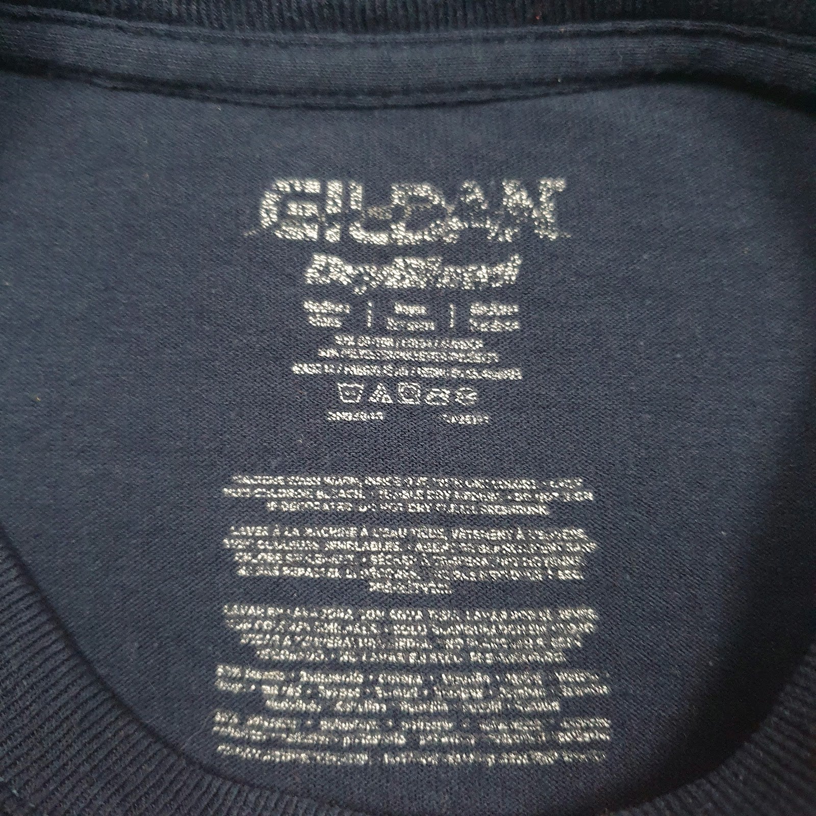 Mens Navy Gildan SMK Basketball  T Shirt