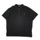 Mens Black Polo Ralph Lauren Pima Soft Touch Short Sleeve Polo Shirt