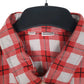 Mens Red Unbranded Western Plaid Vintage 90s  Shirt