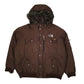 Mens Brown The North Face Parka Artic  Coat