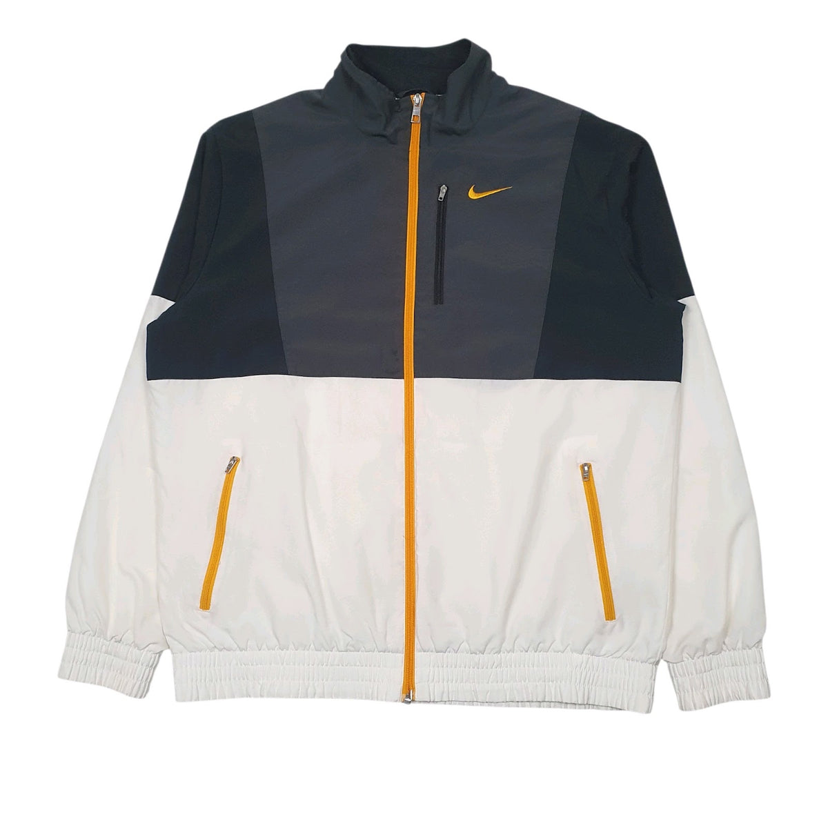 Mens White Nike   Coat