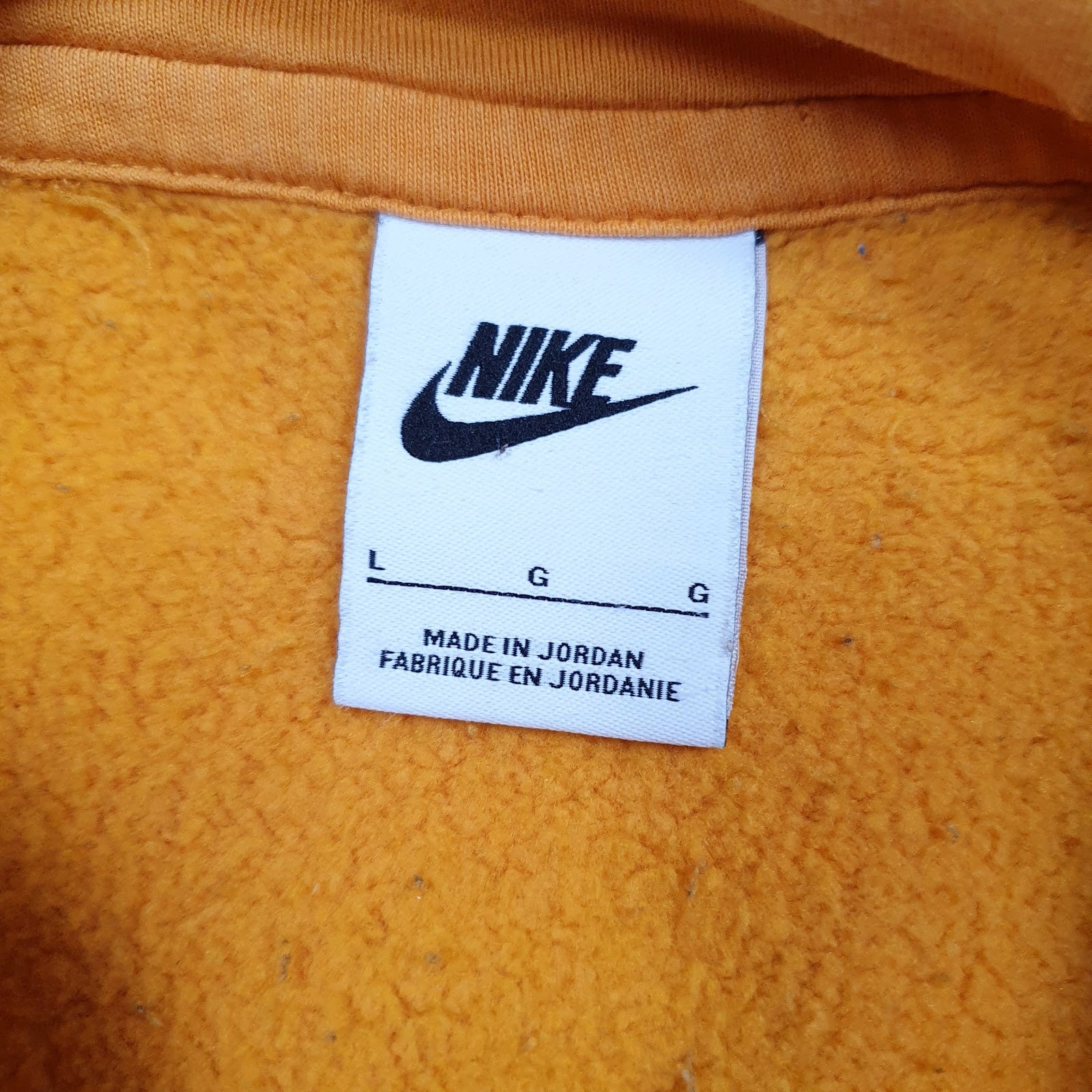 Mens Orange Nike  Hoodie Jumper