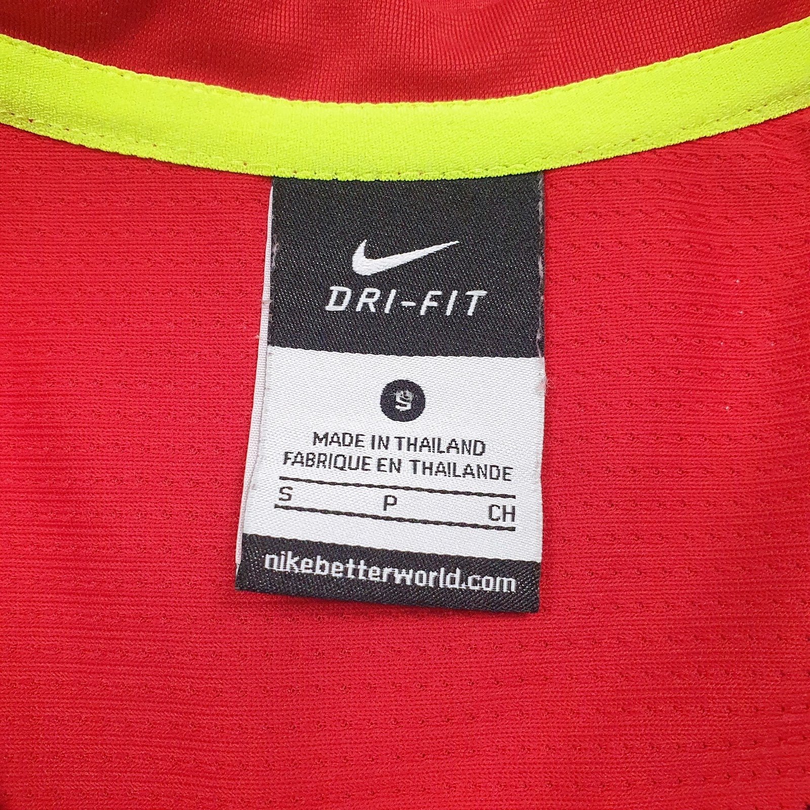 Mens Red Nike Vest Dri-Fit  T Shirt
