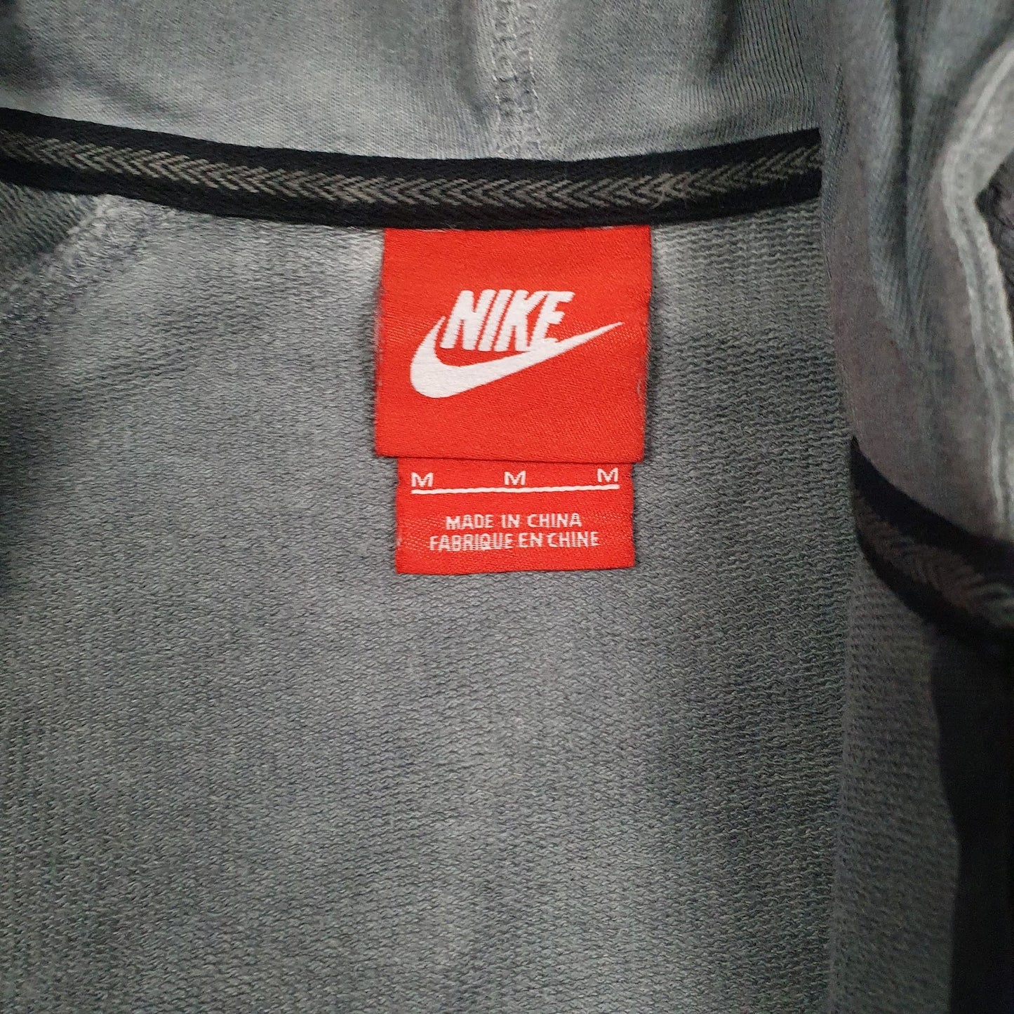 Mens Grey Nike  Full Zip Jumper