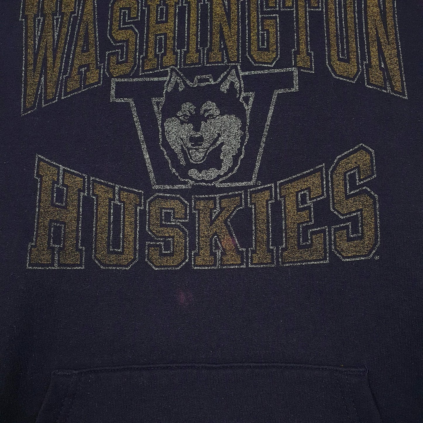 Mens Purple Champion Washington Huskies Hoodie Jumper