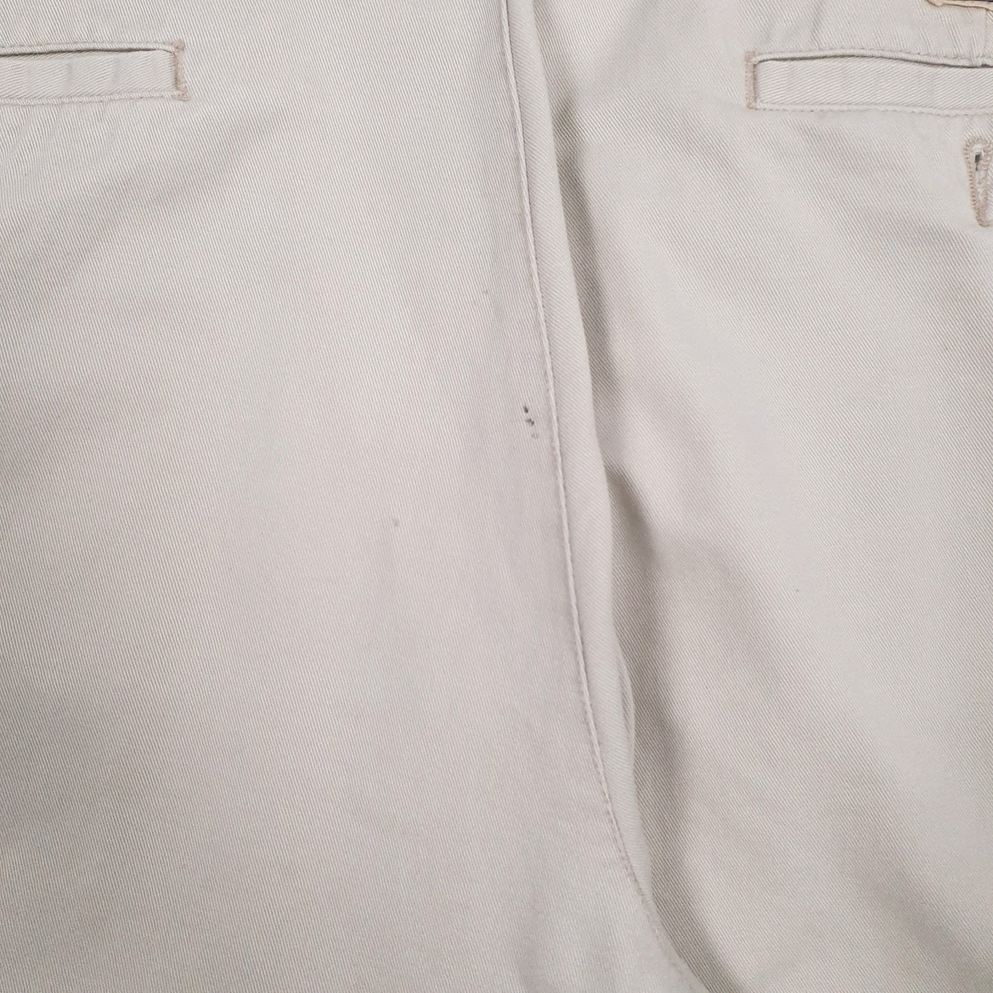 Mens Cream Polo Ralph Lauren Double Pleated  Trousers