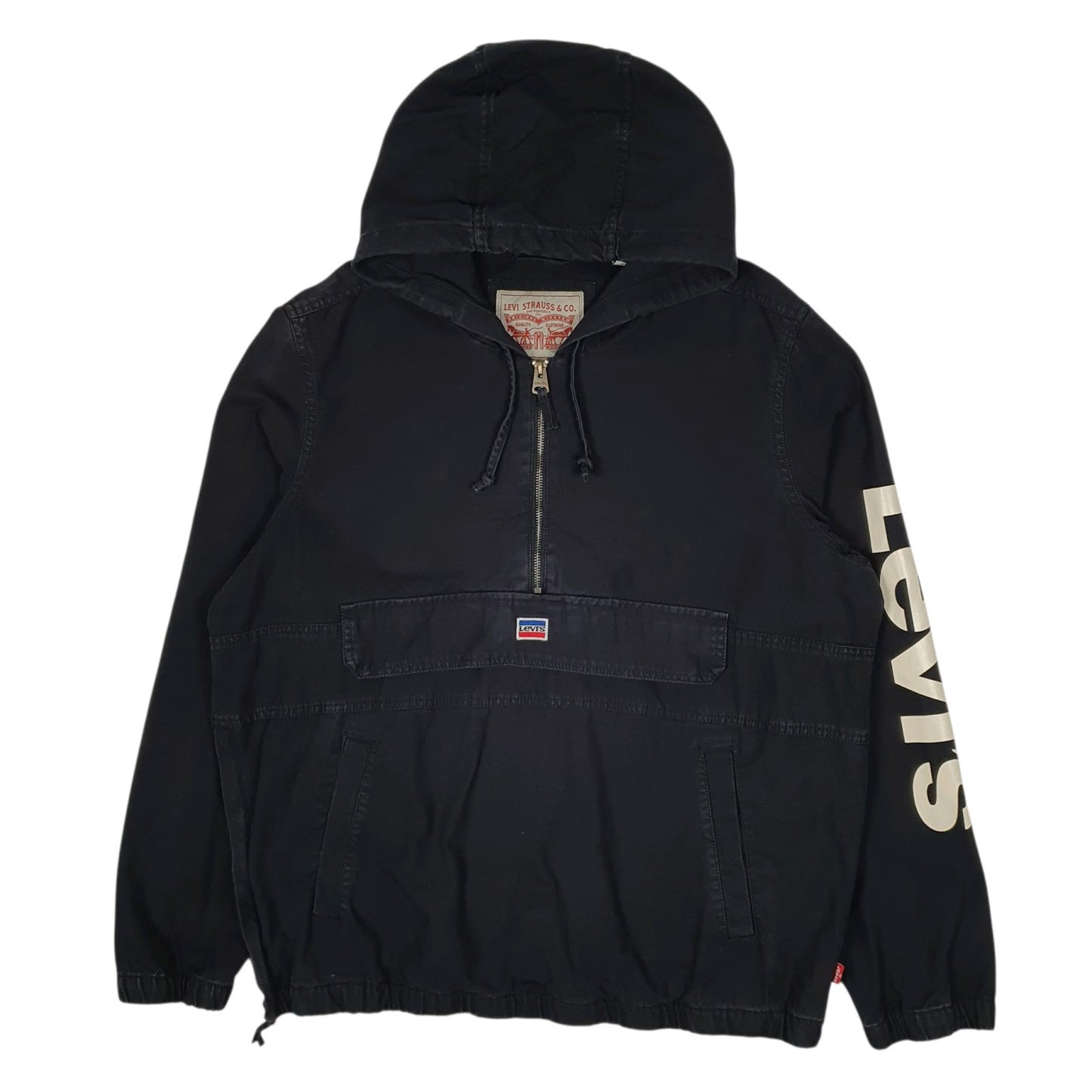 Mens Navy Levis Windbreaker  Coat